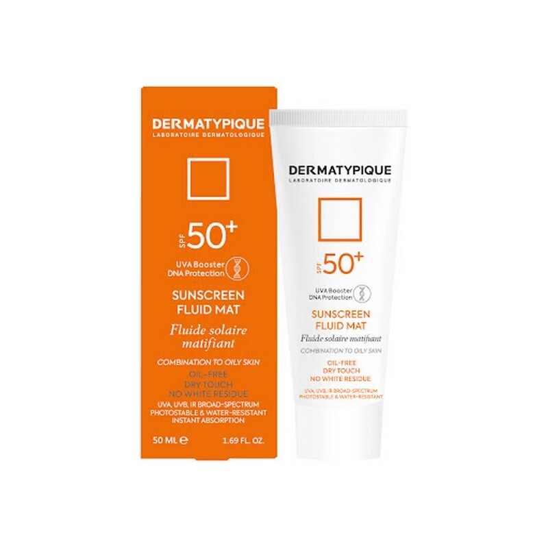ضد آفتاب درماتیپیک Dermatypique بی رنگ پوست چرب 50 میل