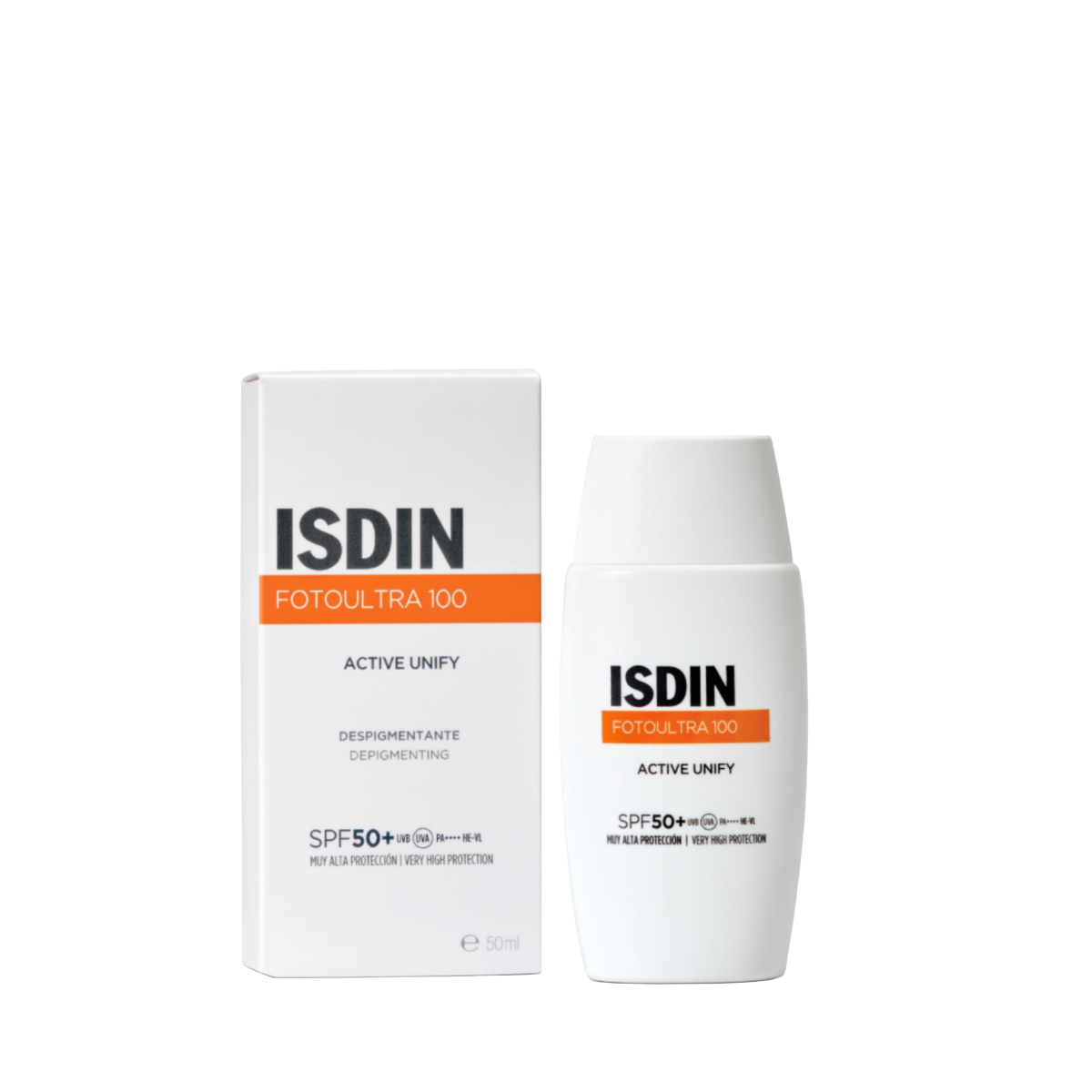 ضد آفتاب ایزدین Isdin مدل اکتیو یونیفای Active Unify ضد لک SPF 50
